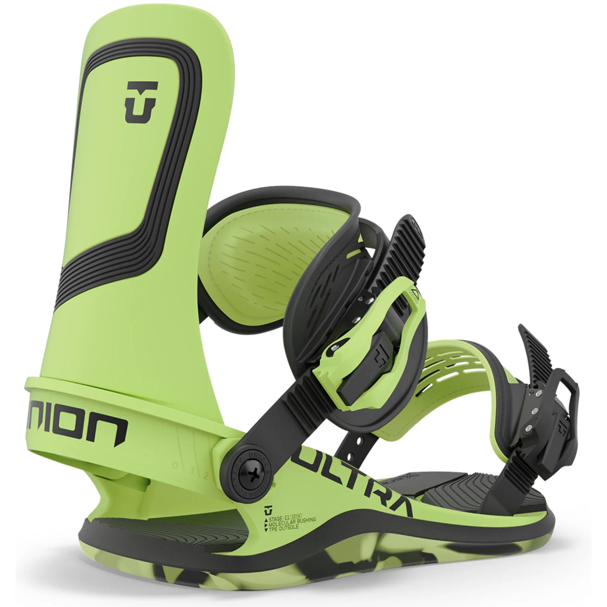 Union Ultra Snowboard Bindings Womens Lime - Elevation107