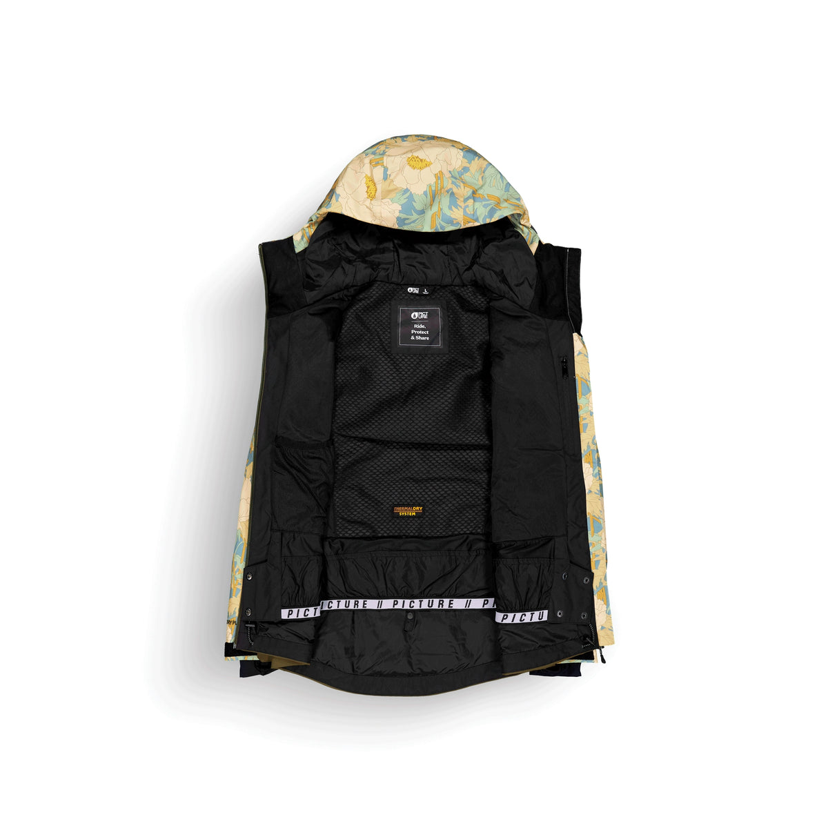 Picture Exa Jacket Womens 2026 Timeless Flower Print - Elevation107