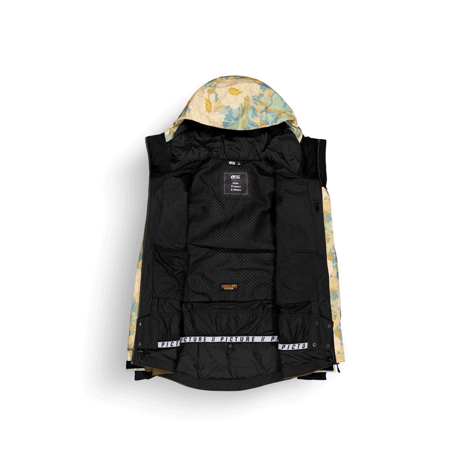 Picture Exa Jacket Womens 2026 Timeless Flower Print - Elevation107