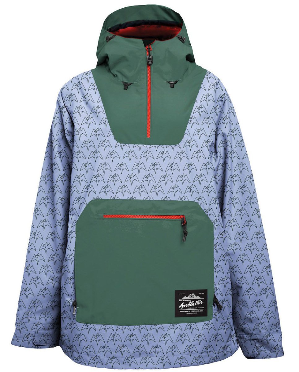 Airblaster Freedom Pull Over Jacket Womens Thistle Terry - Elevation107