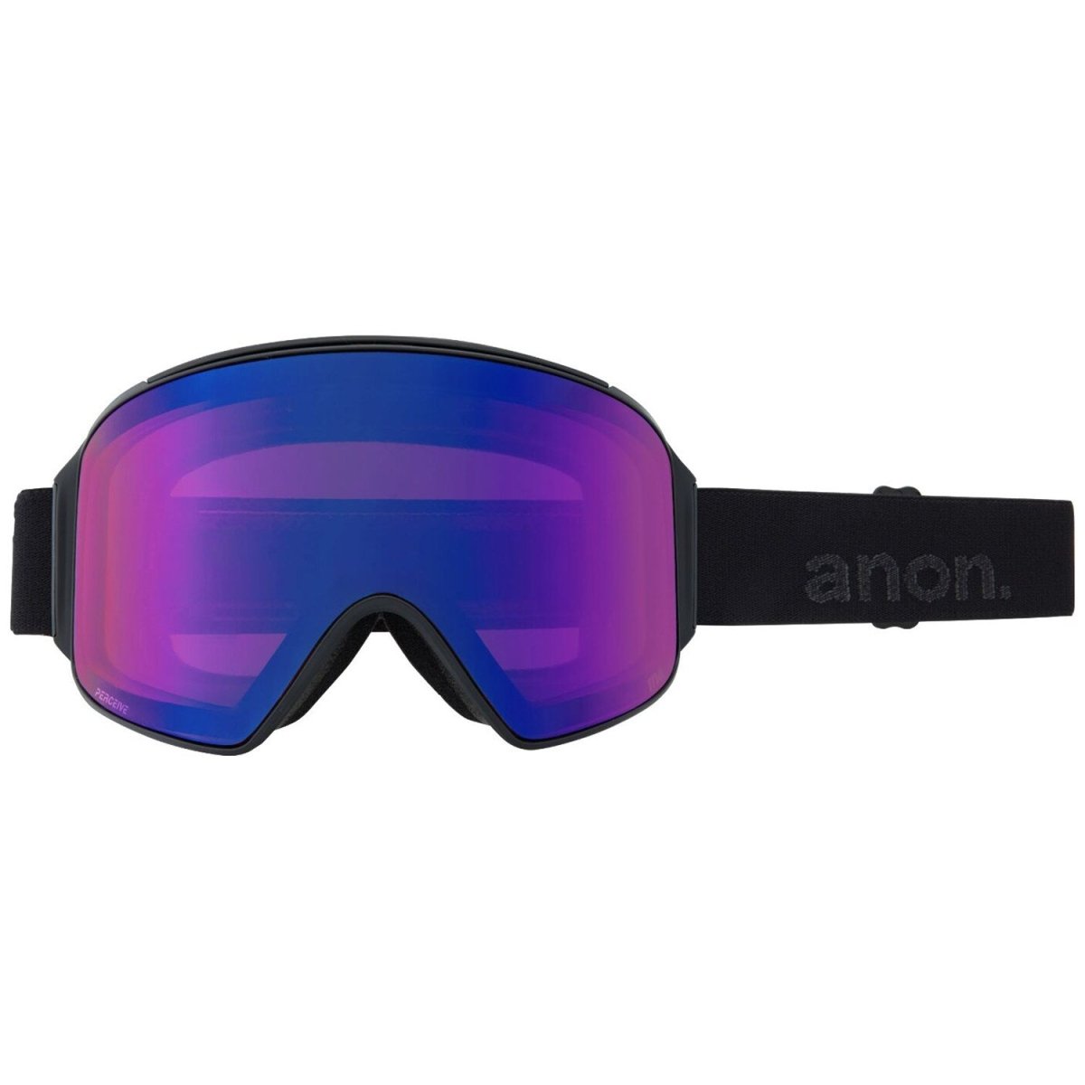 Anon M4 Cylindrical Goggles & MFI Face Mask & Spare Lens Smoke / Perceive Sun Onyx Lens - Elevation107