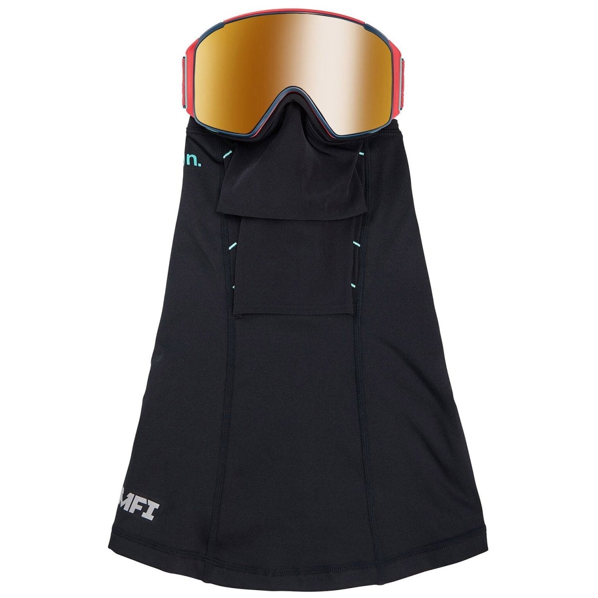 Anon M4S Cylindrical Goggles & MFI Face Mask & Spare Lens Coral / Perceive Sun Bronze Lens - Elevation107