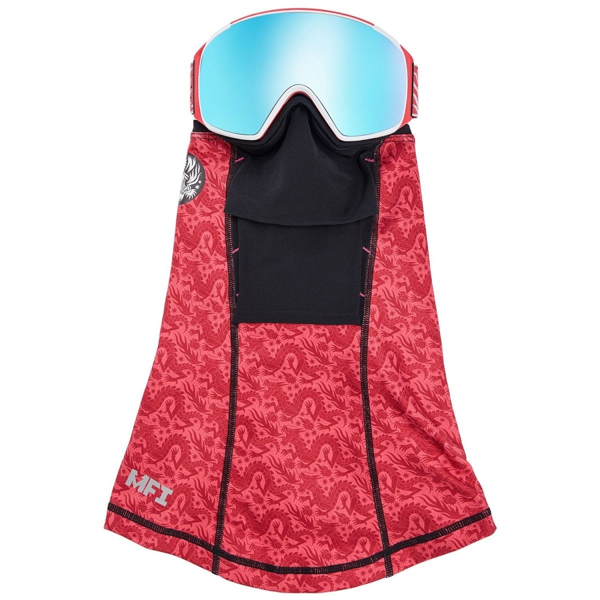 Anon M4S Cylindrical Goggles & MFI Face Mask & Spare Lens Joshua Noom / Perceive Variable Blue Lens - Elevation107