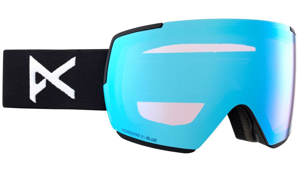 Anon M5 Goggles & MFI Face Mask & Spare Lens 2024 Black / Perceive Variable Blue Lens - Elevation107