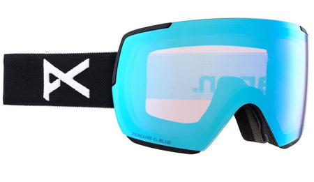 Anon M5S Goggles & MFI Face Mask & Spare Lens 2024 Black / Perceive Variable Blue Lens - Elevation107