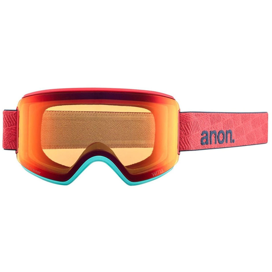Anon WM3 Goggles & MFI Face Mask & Spare Lens 2024 Coral / Perceive Sun Bronze Lens - Elevation107