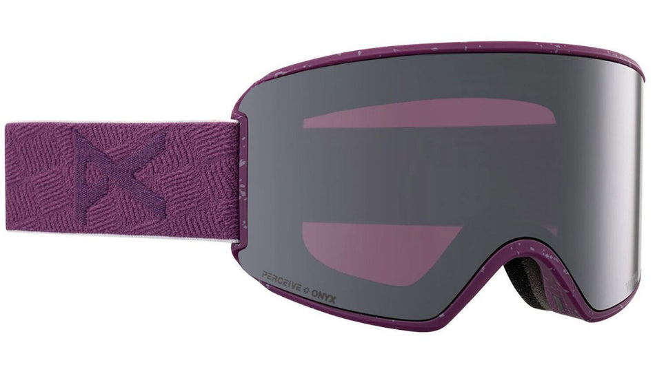 Anon WM3 Goggles & MFI Face Mask & Spare Lens Low Bridge Fit 2024 Grape / Perceive Sun Onyx Lens - Elevation107
