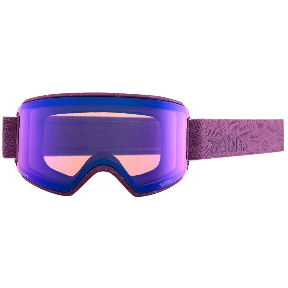 Anon WM3 Goggles & MFI Face Mask & Spare Lens 2024 Grape / Perceive Sun Onyx Lens - Elevation107