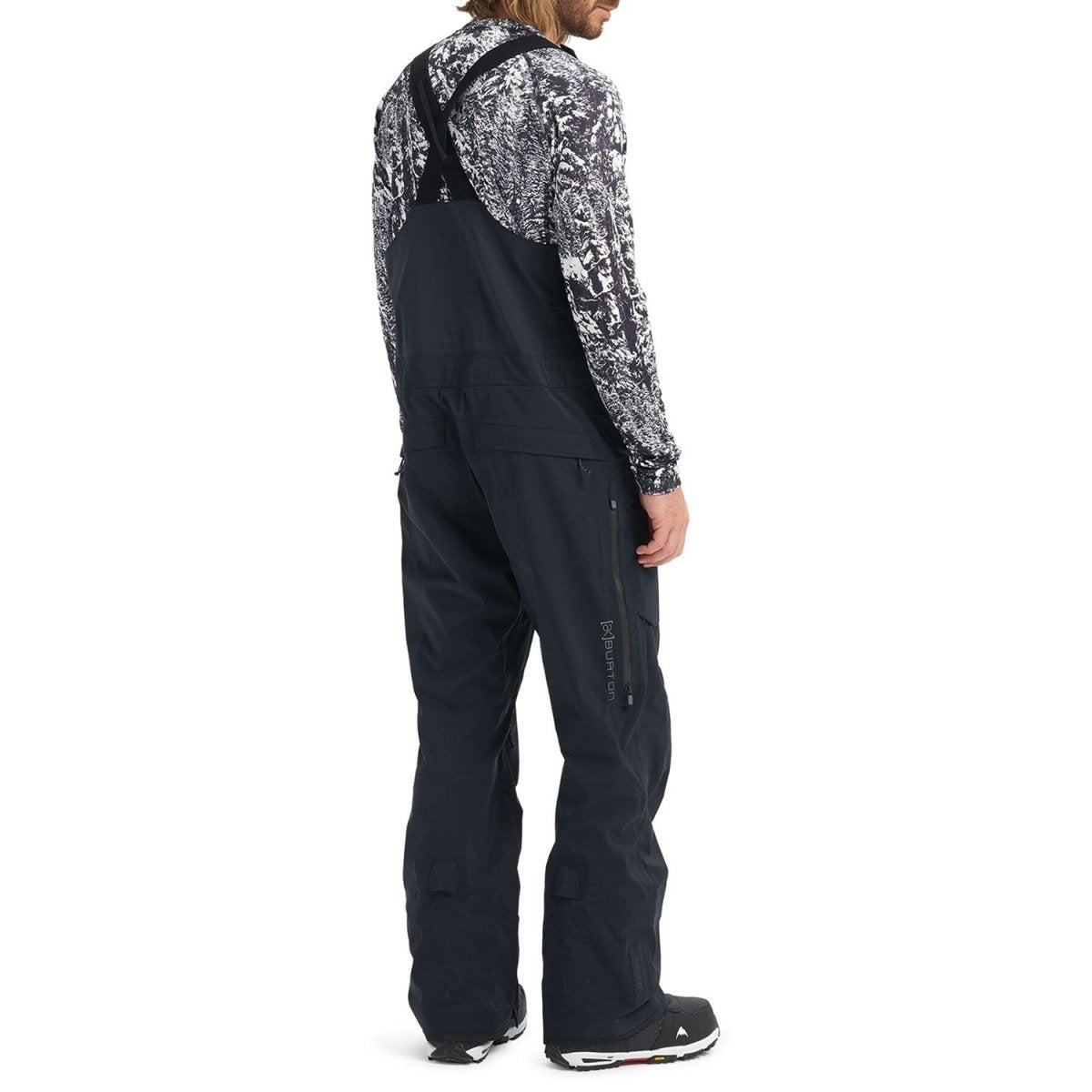 Burton [AK] Freebird GORE - TEX Mens Bib Pants Black - Elevation107