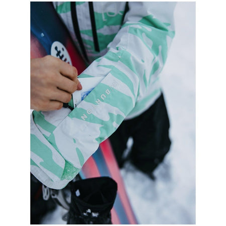 Burton [ak] Embark GORE - TEX Jacket Womens 2025 Oversized Zebra - Elevation107