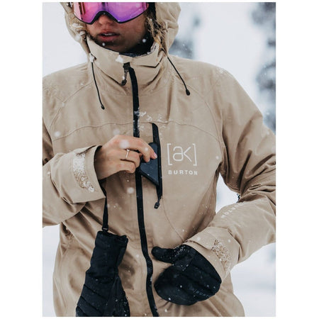 Burton [ak] Embark GORE - TEX Jacket Womens 2025 Summit Taupe - Elevation107