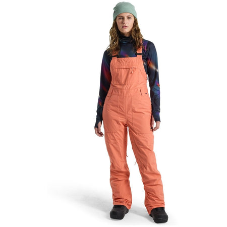 Burton Avalon GORE - TEX Bib Pants Womens 2025 Peach Echo - Elevation107