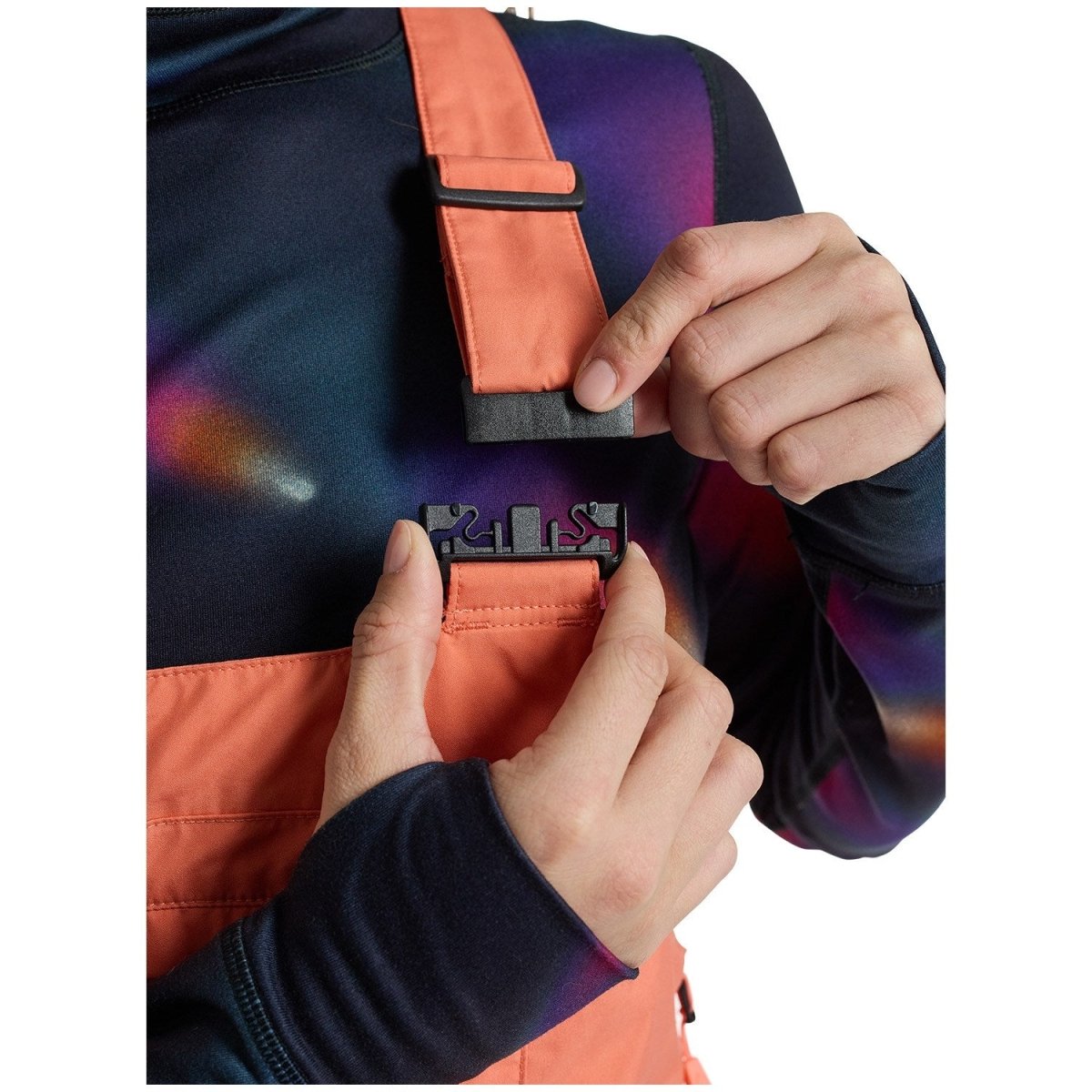 Burton Avalon GORE - TEX Bib Pants Womens 2025 Peach Echo - Elevation107