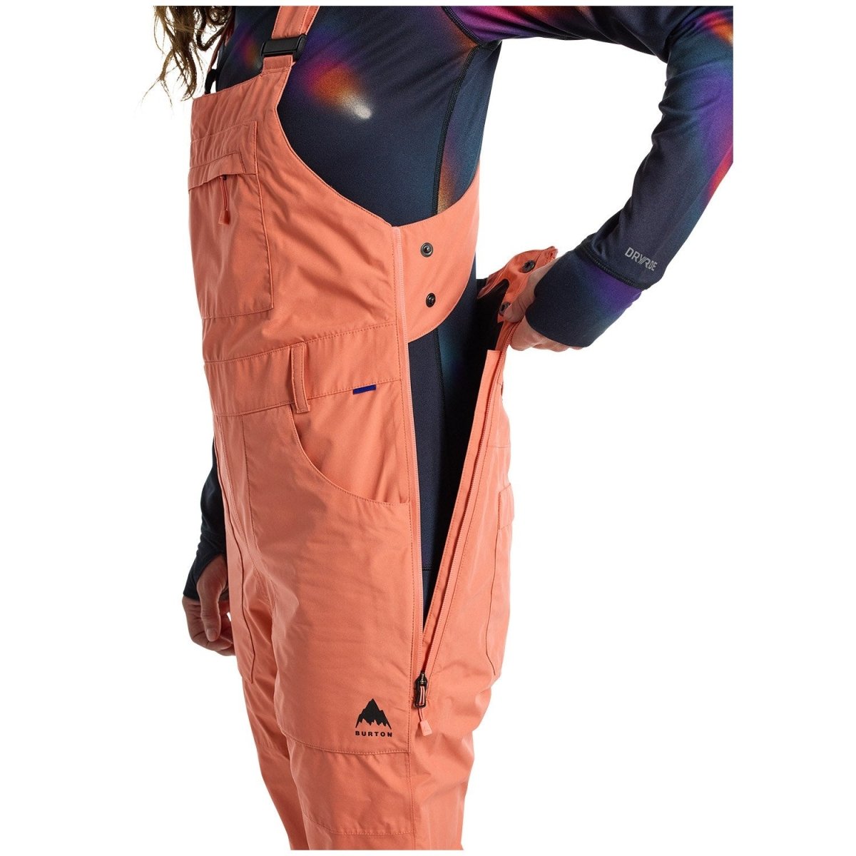 Burton Avalon GORE - TEX Bib Pants Womens 2025 Peach Echo - Elevation107