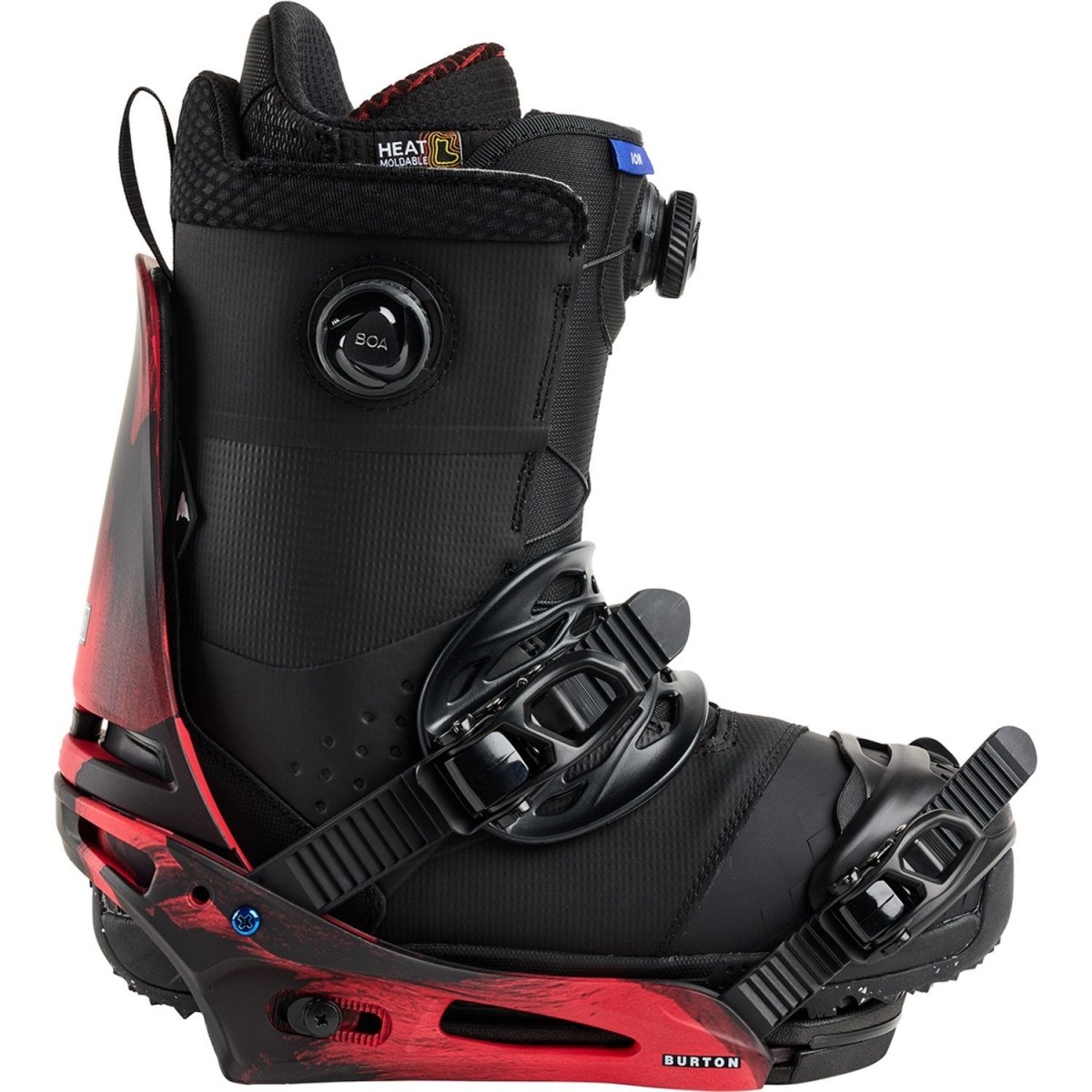 Burton Cartel X Re:Flex Snowboard Bindings Mens 2026 Black / Red - Elevation107