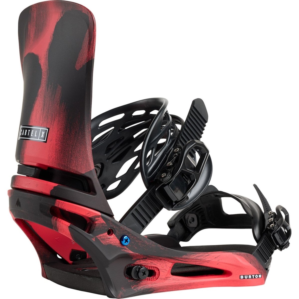 Burton Cartel X Re:Flex Snowboard Bindings Mens 2026 Black / Red - Elevation107
