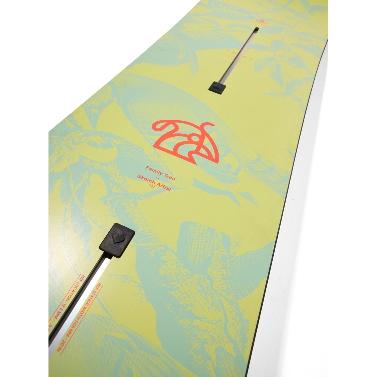 Burton Family Tree Sketch Artist Camber Snowboard 2026 - Elevation107