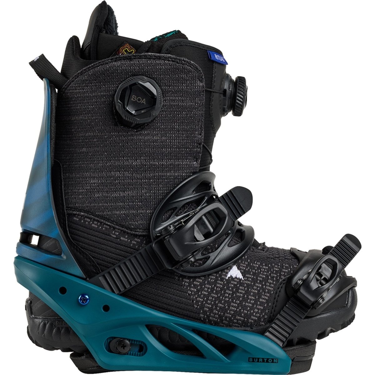 Burton Lexa Re:Flex Snowboard Bindings Womens 2026 Evergreen Shatter - Elevation107