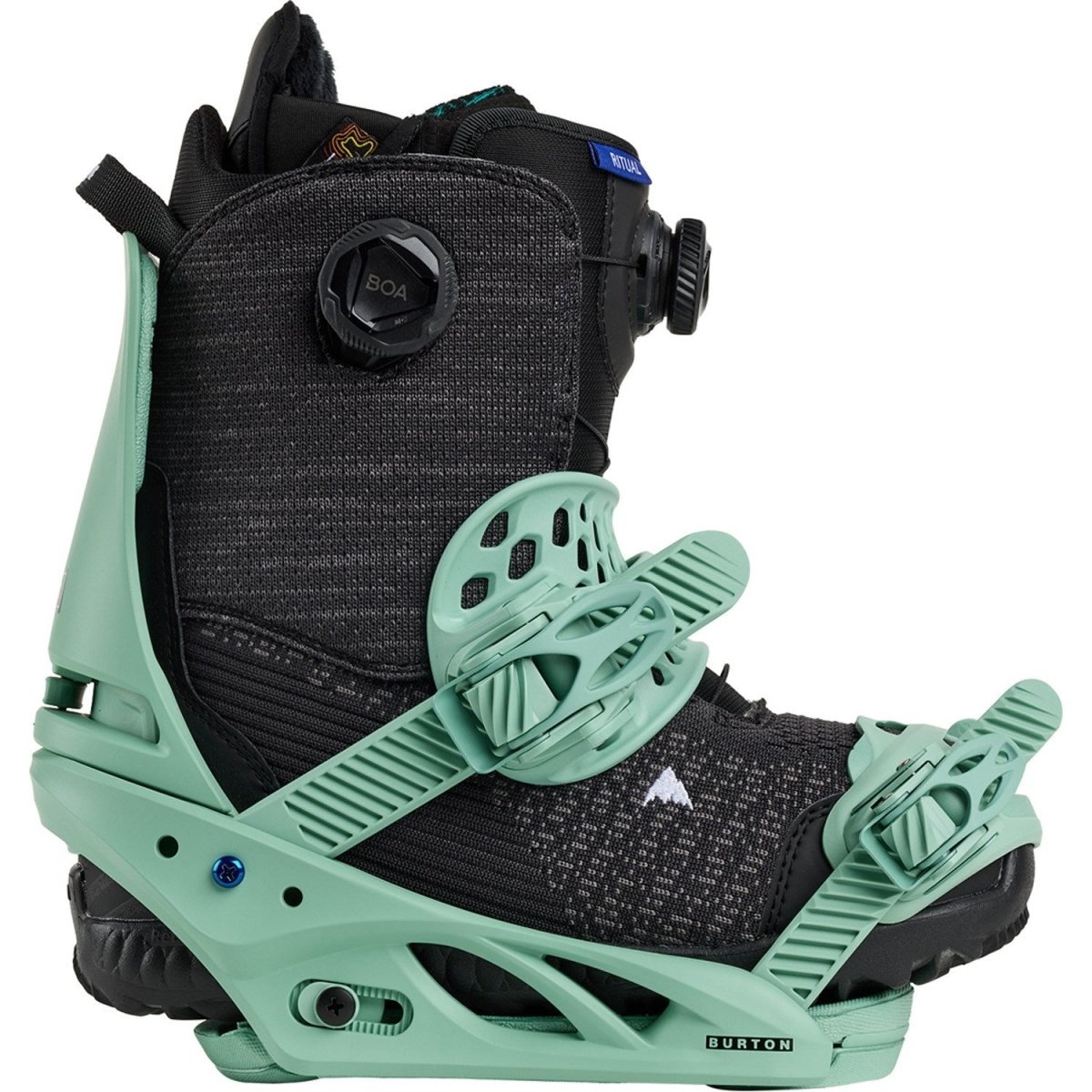 Burton Lexa X Re:Flex Snowboard Bindings Womens 2026 Sage Green - Elevation107