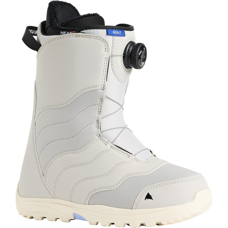 Burton Mint BOA Snowboard Boots Womens 2026 Grey Cloud - Elevation107