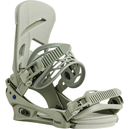 Burton Mission Snowboard Bindings Mens 2026 Talc Green - Elevation107
