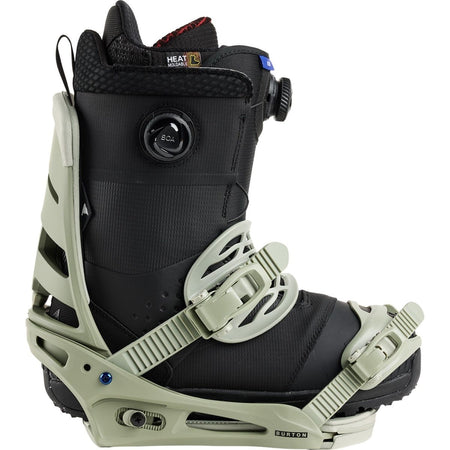 Burton Mission Snowboard Bindings Mens 2026 Talc Green - Elevation107