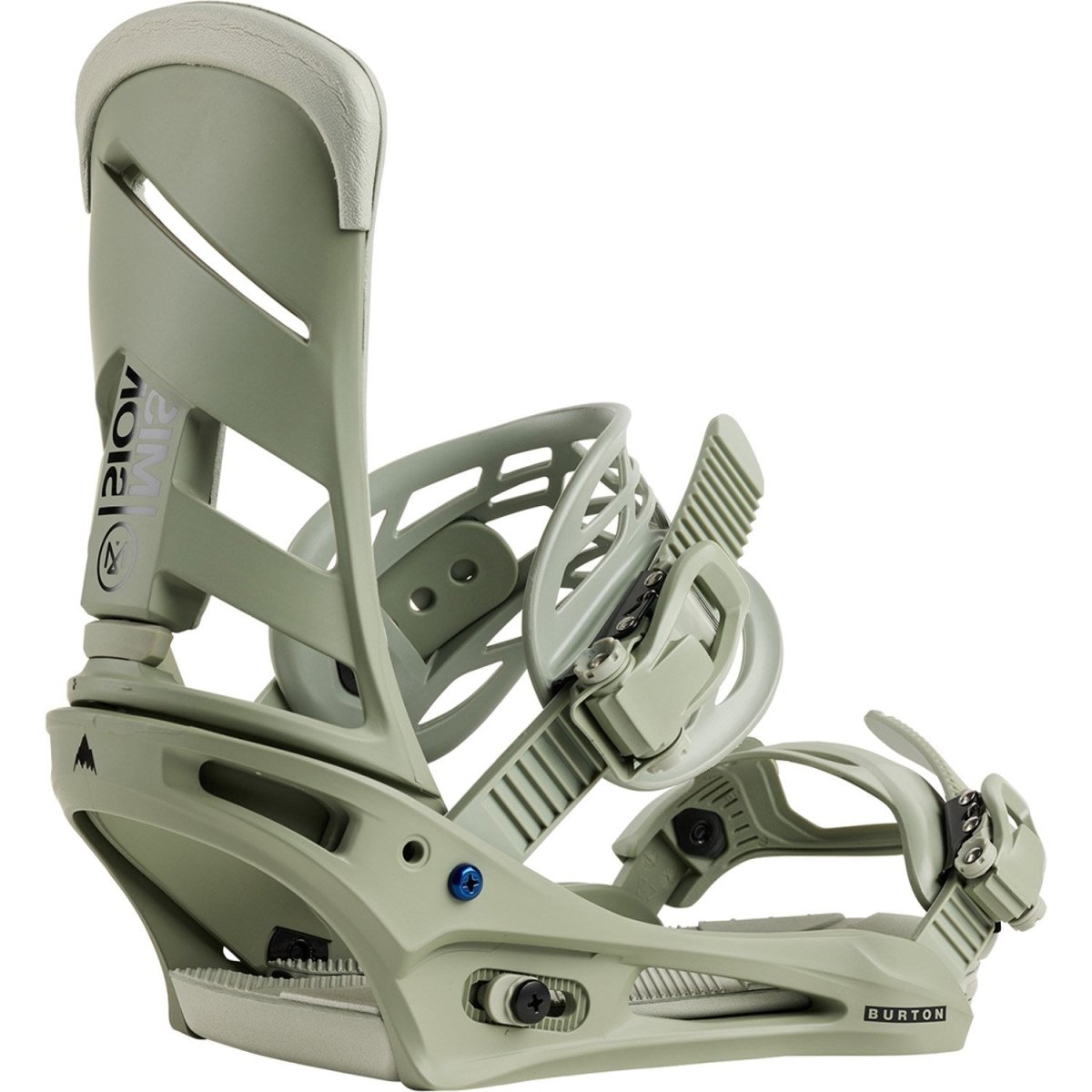 Burton Mission Snowboard Bindings Mens 2026 Talc Green - Elevation107