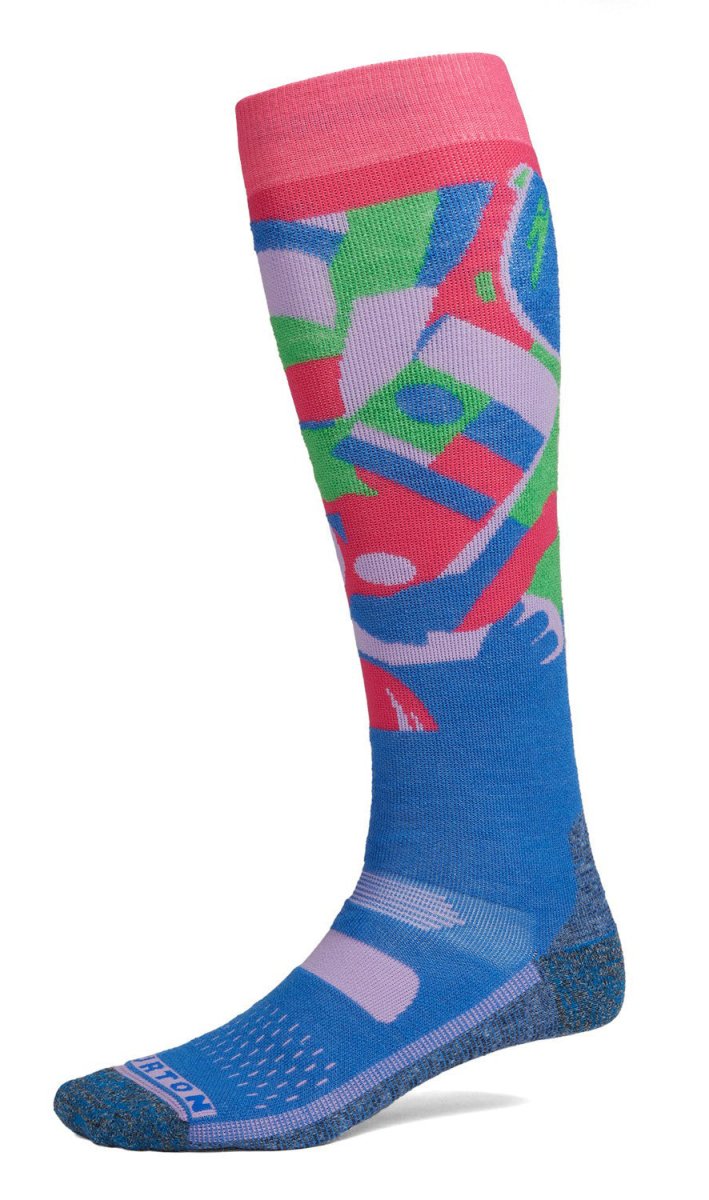 Burton Performance Midweight Socks Womens Cosmoblock - Elevation107