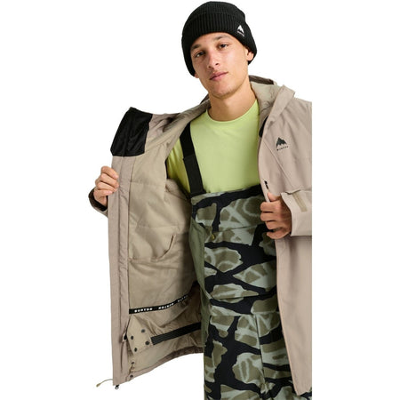 Burton Men's Reserve 2L Insulated Jacket 2026 Summit Taupe - Elevation107