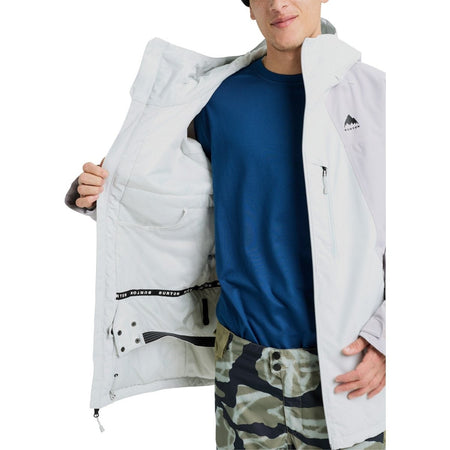 Burton Men's Reserve 2L Insulated Jacket 2026 Grey Cloud / Washed Lavender - Elevation107