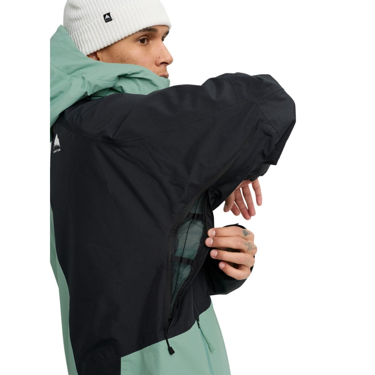 Burton Men's Reserve 2L Insulated Jacket 2026 Soft Sage / Black - Elevation107