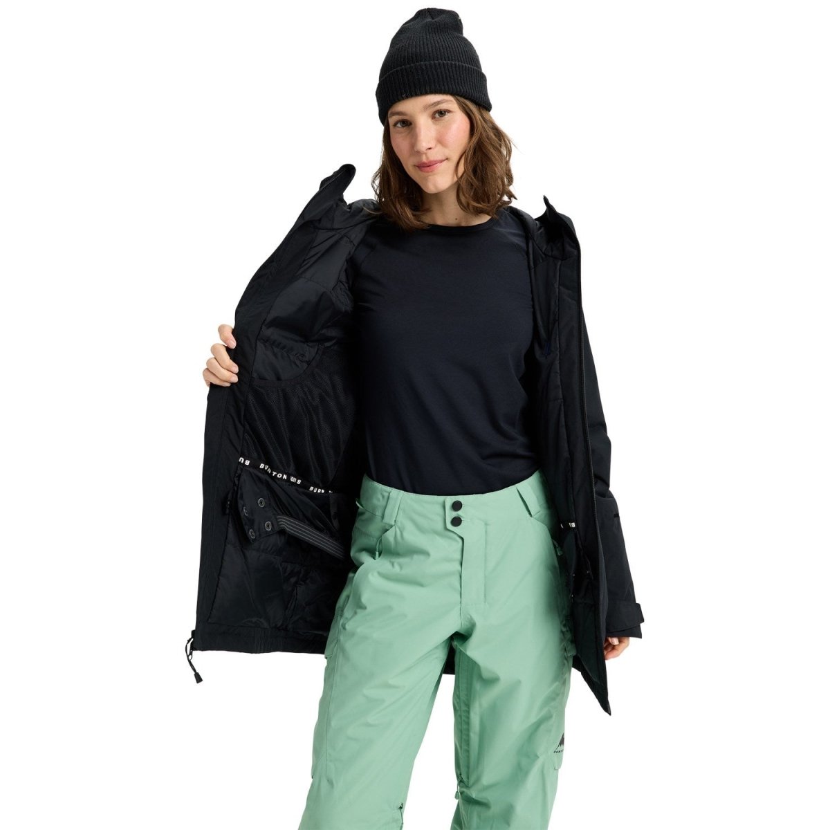 Burton Women's Reserve 2L Insulated Jacket 2026 Black - Elevation107