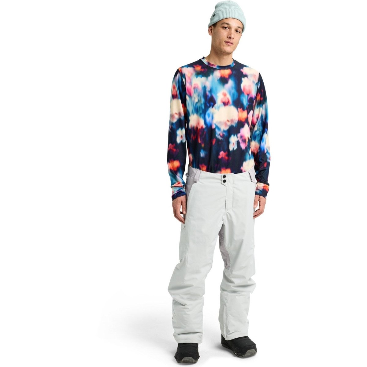 Burton Men's Reserve 2L Insulated Pants 2026 Grey Cloud / Washed Lavender - Elevation107