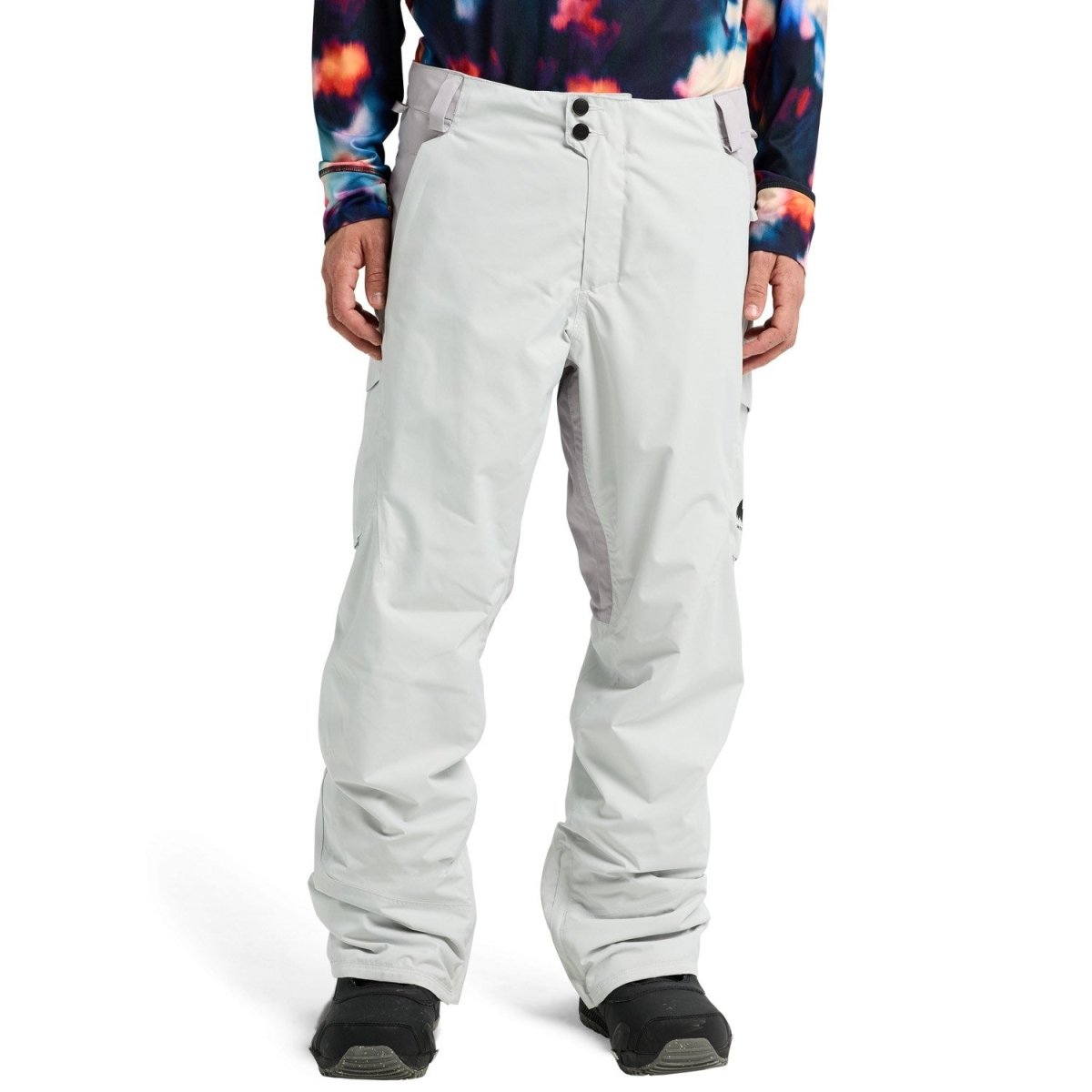 Burton Men's Reserve 2L Insulated Pants 2026 Grey Cloud / Washed Lavender - Elevation107