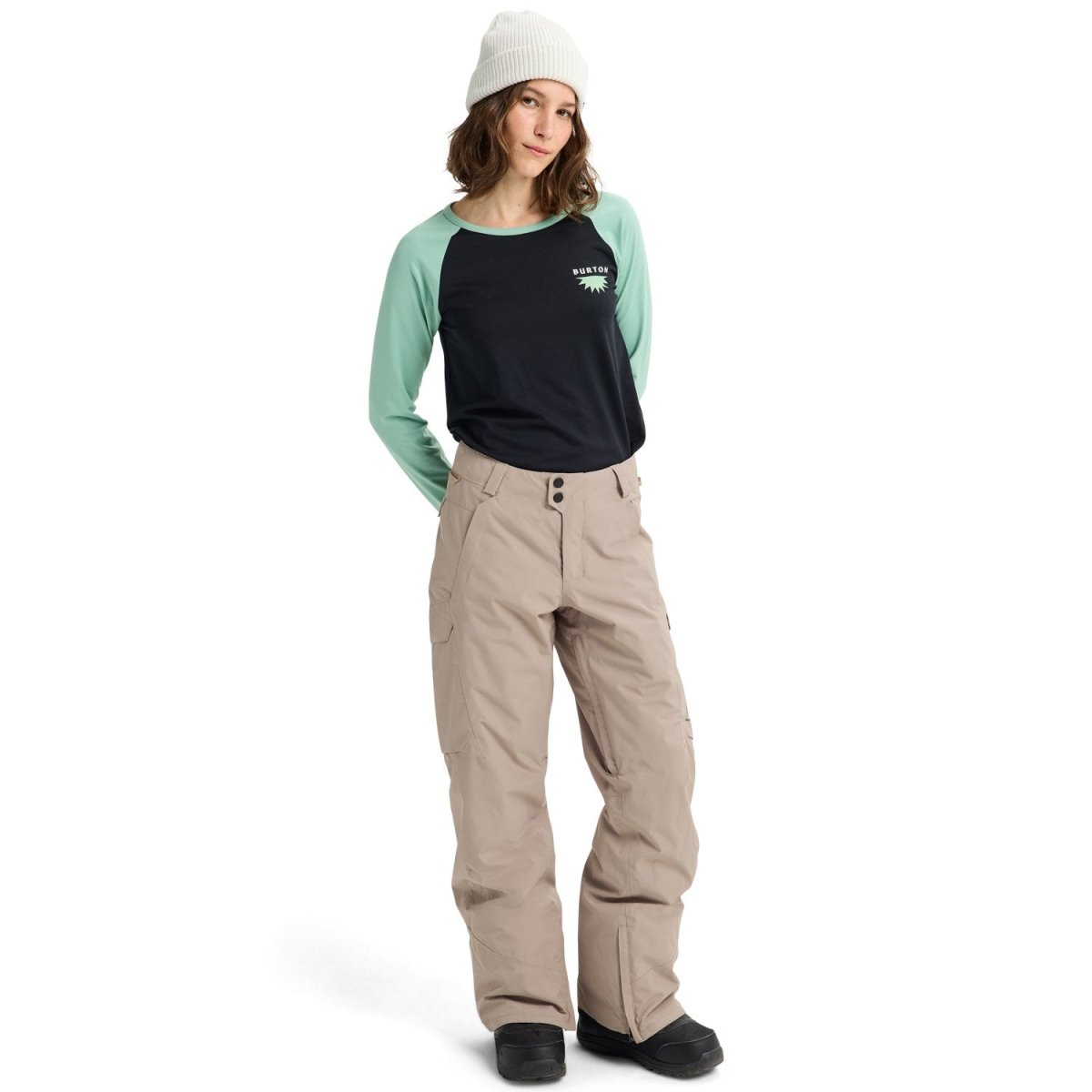Burton Women's Reserve 2L Insulated Pants 2026 Summit Taupe - Elevation107