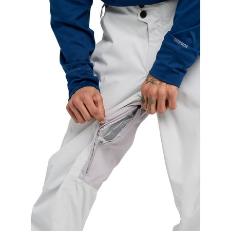 Burton Men's Reserve 2L Pants 2026 Grey Cloud / Washed Lavender - Elevation107