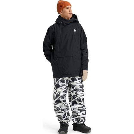 Burton Men's Reserve 2L Relaxed Anorak Jacket 2026 Black - Elevation107