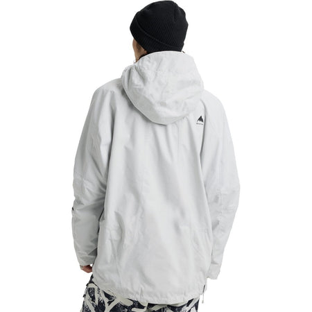 Burton Men's Reserve 2L Relaxed Anorak Jacket 2026 Grey Cloud - Elevation107