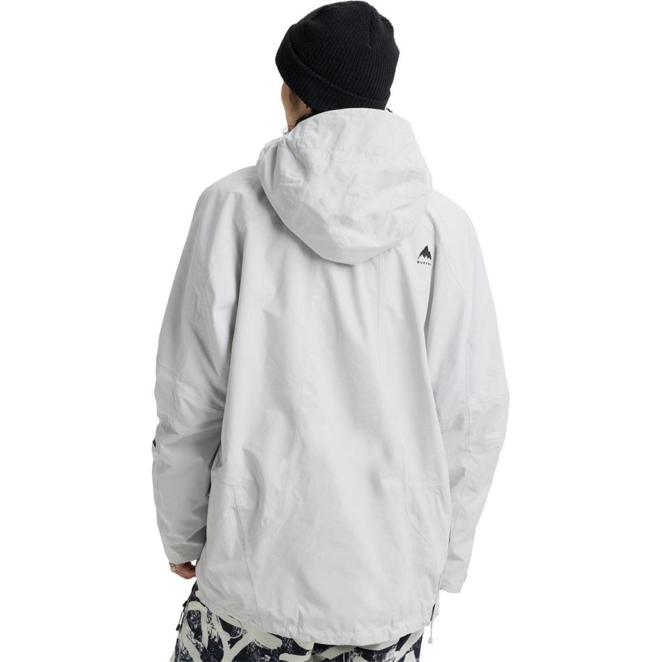 Burton Men's Reserve 2L Relaxed Anorak Jacket 2026 Grey Cloud - Elevation107