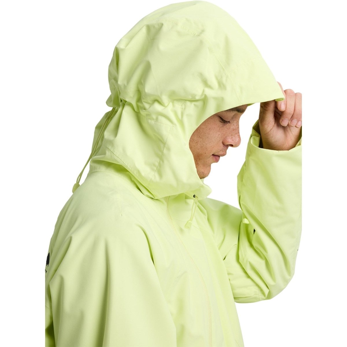 Burton Men's Reserve 2L Relaxed Anorak Jacket 2026 Glow Yellow Green - Elevation107