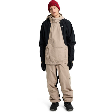 Burton Men's Reserve 2L Relaxed Anorak Jacket 2026 Summit Taupe / Black - Elevation107