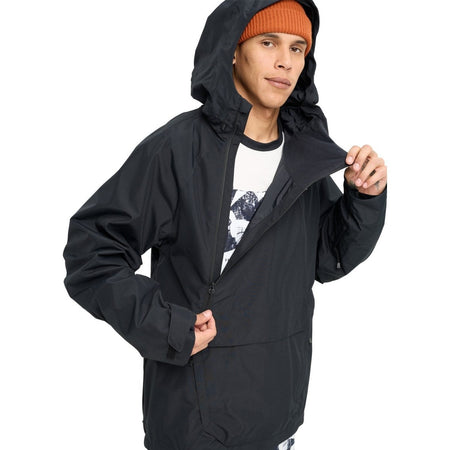 Burton Men's Reserve 2L Relaxed Anorak Jacket 2026 Black - Elevation107