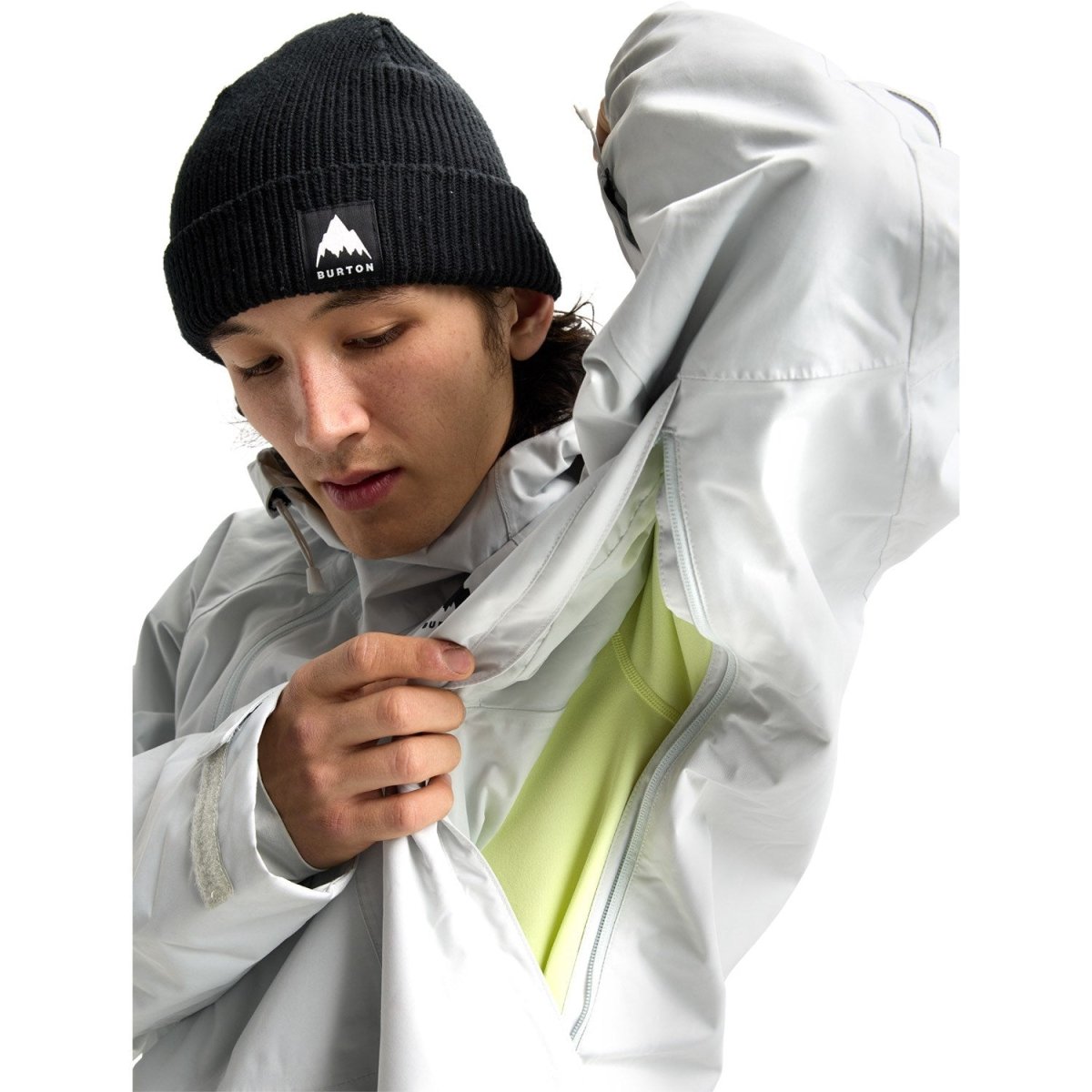 Burton Men's Reserve 2L Relaxed Anorak Jacket 2026 Grey Cloud - Elevation107