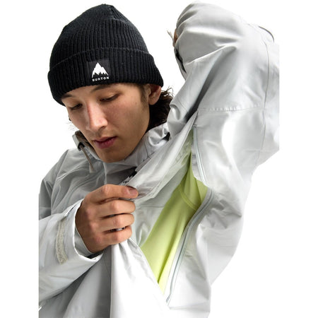 Burton Men's Reserve 2L Relaxed Anorak Jacket 2026 Grey Cloud - Elevation107