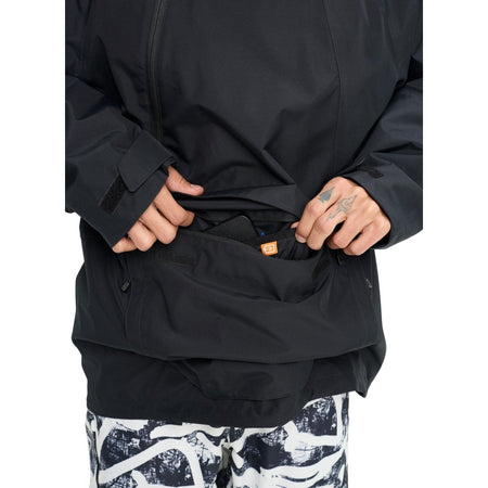 Burton Men's Reserve 2L Relaxed Anorak Jacket 2026 Black - Elevation107