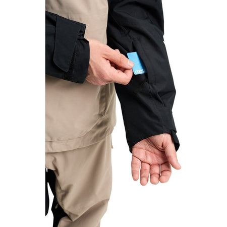 Burton Men's Reserve 2L Relaxed Anorak Jacket 2026 Summit Taupe / Black - Elevation107