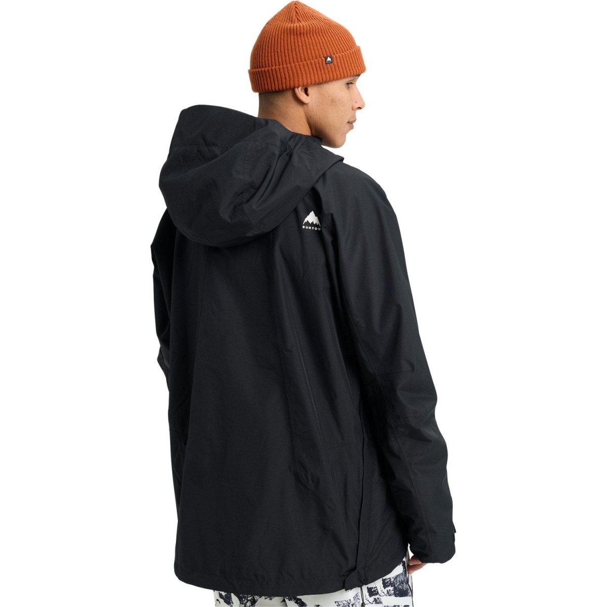 Burton Men's Reserve 2L Relaxed Anorak Jacket 2026 Black - Elevation107