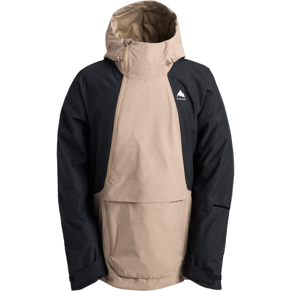 Burton Men's Reserve 2L Relaxed Anorak Jacket 2026 Summit Taupe / Black - Elevation107
