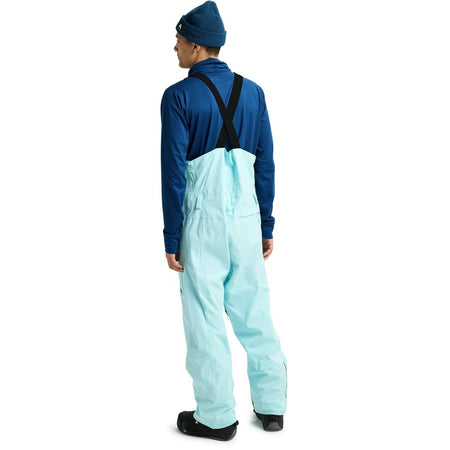 Burton Men's Reserve 2L Stretch Bib Pants 2026 Light Teal - Elevation107