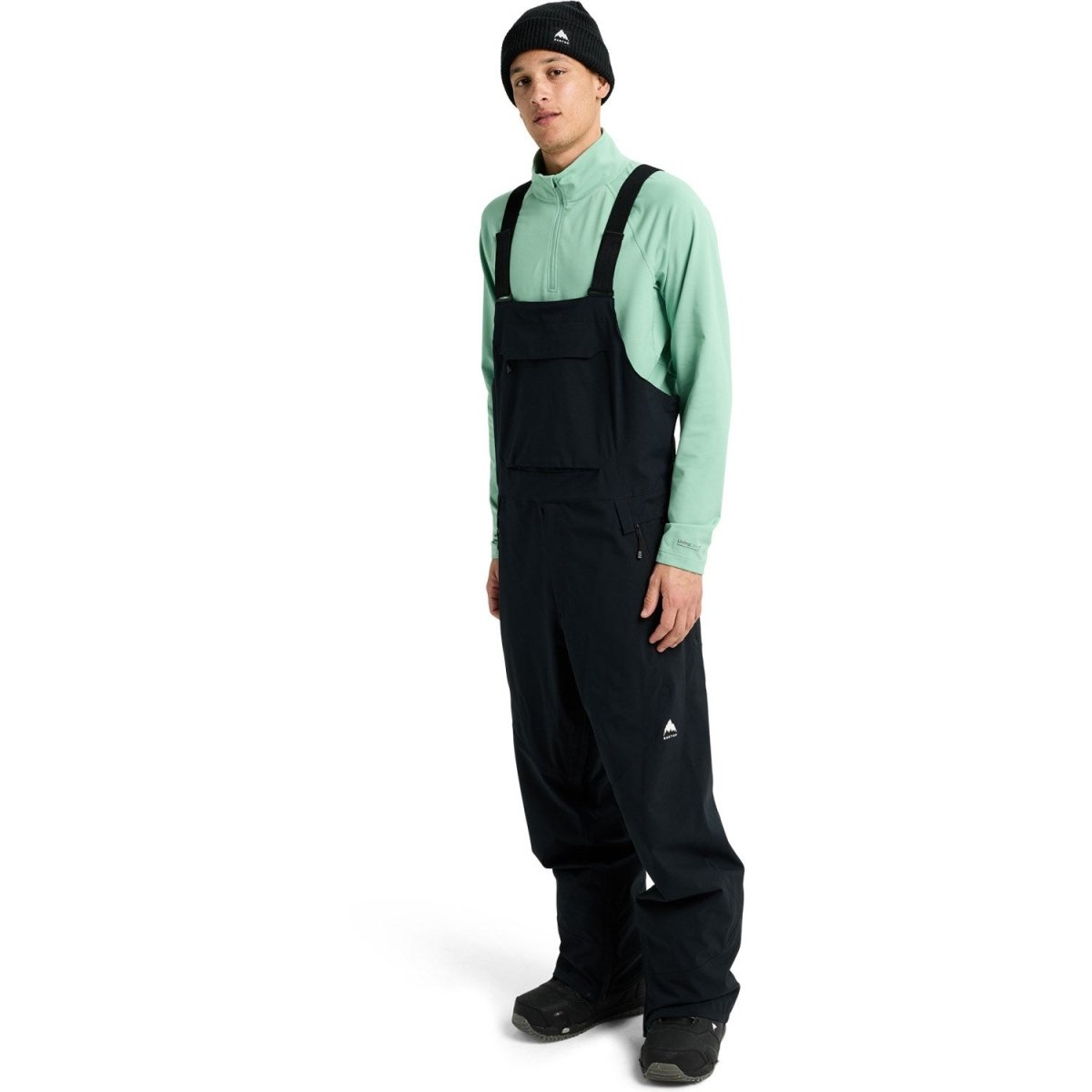 Burton Men's Reserve 2L Stretch Bib Pants 2026 Black - Elevation107